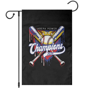 Venezuela Champions 2026 Garden Flag Baseball Lover Home Plate Drip TS11 Black Print Your Wear