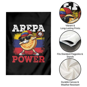 Funny Arepa Power Venezuela Baseball Lover Garden Flag Cute Dabbing Arepa TS11 Print Your Wear