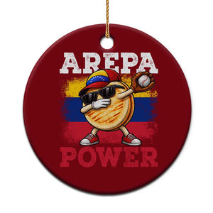 Funny Arepa Power Venezuela Baseball Lover Ceramic Ornament Cute Dabbing Arepa TS11 1pc Red Print Your Wear