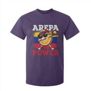 Funny Arepa Power Venezuela Baseball Lover T Shirt For Kid Cute Dabbing Arepa TS11 Purple Print Your Wear