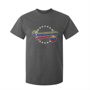 Venezuela Baseball Jersey Venezuelan Sport Fan T Shirt For Kid TS11 Dark Heather Print Your Wear