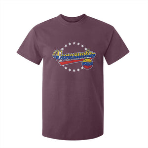 Venezuela Baseball Jersey Venezuelan Sport Fan T Shirt For Kid TS11 Maroon Print Your Wear