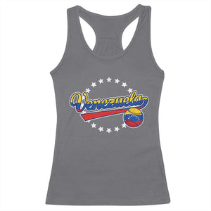 Venezuela Baseball Jersey Venezuelan Sport Fan Racerback Tank Top TS11 Charcoal Print Your Wear