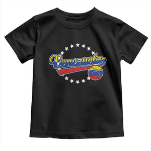 Venezuela Baseball Jersey Venezuelan Sport Fan Toddler T Shirt TS11 Black Print Your Wear