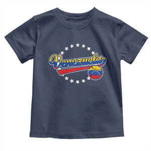 Venezuela Baseball Jersey Venezuelan Sport Fan Toddler T Shirt TS11 Navy Print Your Wear
