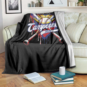 Venezuela Campeones Baseball Championship 2026 Throw Blanket Home Plate Drip TS11 Print Your Wear