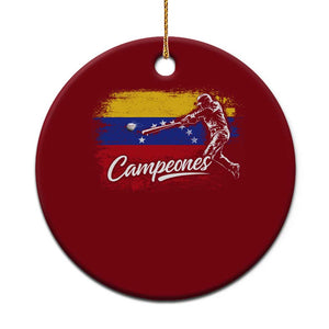 Venezuela Campeones Del Mundo Baseball Championship Ceramic Ornament TS11 1pc Red Print Your Wear