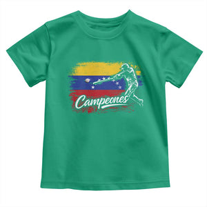 Venezuela Campeones Del Mundo Baseball Championship Toddler T Shirt TS11 Irish Green Print Your Wear
