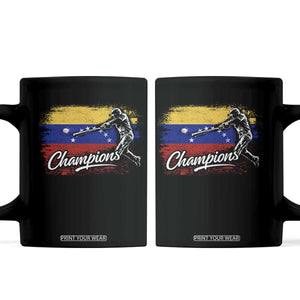 Venezuela Champions Baseball Batter Venezuelan Sport Fan Coffee Mug TS11 Black Print Your Wear