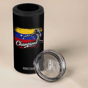 Venezuela Champions Baseball Batter Venezuelan Sport Fan 4 in 1 Can Cooler Tumbler TS11 Print Your Wear