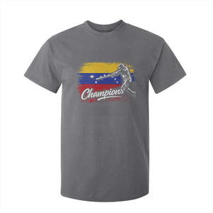 Venezuela Champions Baseball Batter Venezuelan Sport Fan T Shirt For Kid TS11 Charcoal Print Your Wear