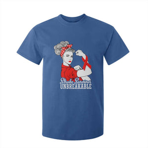 Stroke Survivor Unbreakable T Shirt For Kid Stroke Awareness Gift TS11 Royal Blue Print Your Wear