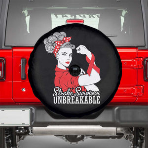 Stroke Survivor Unbreakable Spare Tire Cover Stroke Awareness Gift TS11 Black Print Your Wear