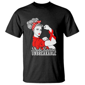 Stroke Survivor Unbreakable T Shirt Stroke Awareness Gift TS11 Black Print Your Wear