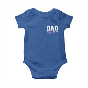 Dad Girl 2026 Baby Onesie Soon to Be Daddy of Baby Girl TS11 Royal Blue Print Your Wear