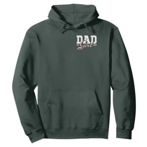 Dad Girl 2026 Hoodie Soon to Be Daddy of Baby Girl TS11 Dark Forest Green Print Your Wear