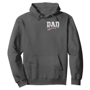 Dad Girl 2026 Hoodie Soon to Be Daddy of Baby Girl TS11 Dark Heather Print Your Wear