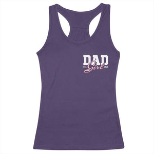 Dad Girl 2026 Racerback Tank Top Soon to Be Daddy of Baby Girl TS11 Purple Print Your Wear