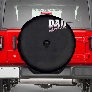 Dad Girl 2026 Spare Tire Cover Soon to Be Daddy of Baby Girl TS11 Black Print Your Wear