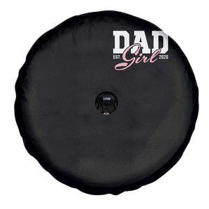 Dad Girl 2026 Spare Tire Cover Soon to Be Daddy of Baby Girl TS11 Print Your Wear