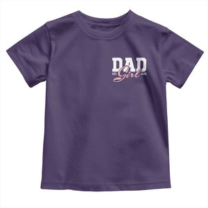 Dad Girl 2026 Toddler T Shirt Soon to Be Daddy of Baby Girl TS11 Purple Print Your Wear