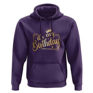It's My Birthday Party Hoodie B-day Squad Crown TS11 Purple Print Your Wear