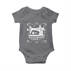 Sewing Lover Baby Onesie Sewciopath Quilter Sewing Machine TS11 Charcoal Print Your Wear