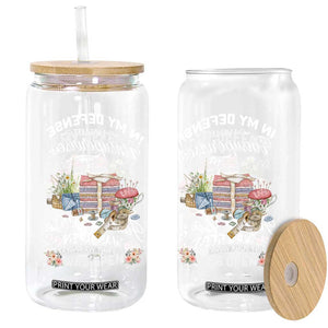 Funny Sewing Lover Glass Can In My Defense I Was Left Unsupervised And The Fabric Store Was Open TS11 Print Your Wear
