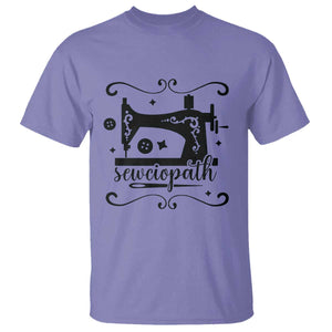 Sewing Lover T Shirt Sewciopath Quilter Seamstress TS11 Violet Print Your Wear
