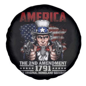 Funny The 2nd Amendment Uncle Sam Spare Tire Cover America The Original Homeland Security TS11 Print Your Wear