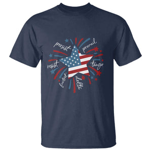 Funny 4th of July Fireworks Foxtrot Delta Tango T Shirt TS11 Navy Print Your Wear