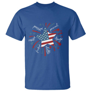 Funny 4th of July Fireworks Foxtrot Delta Tango T Shirt TS11 Royal Blue Print Your Wear
