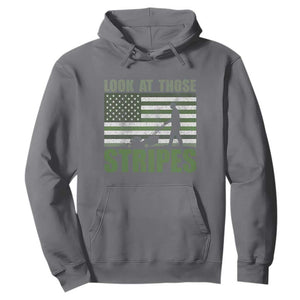 Funny Gardening Lawn Mower Hoodie Look At Those Stripes American Flag TS11 Charcoal Print Your Wear