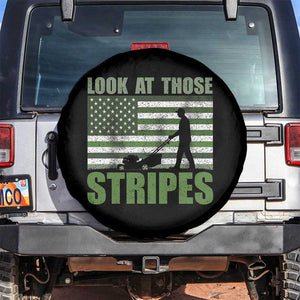 Funny Gardening Lawn Mower Spare Tire Cover Look At Those Stripes American Flag TS11 No hole Black Print Your Wear