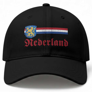 Nederland Holland Emblem Lion Vintage Dutch Flag Baseball Cap
