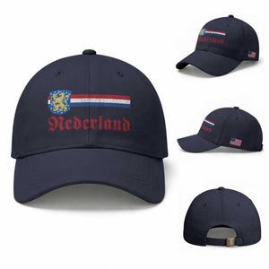 Nederland Holland Emblem Lion Vintage Dutch Flag Baseball Cap