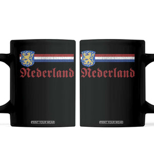 Nederland Holland Emblem Lion Vintage Dutch Flag Coffee Mug