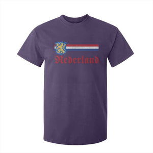 Nederland Holland Emblem Lion Vintage Dutch Flag T Shirt For Kid