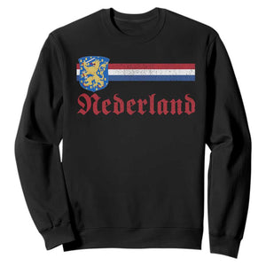 Nederland Holland Emblem Lion Vintage Dutch Flag Sweatshirt
