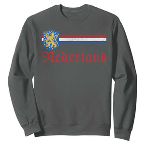 Nederland Holland Emblem Lion Vintage Dutch Flag Sweatshirt