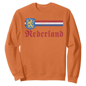 Nederland Holland Emblem Lion Vintage Dutch Flag Sweatshirt