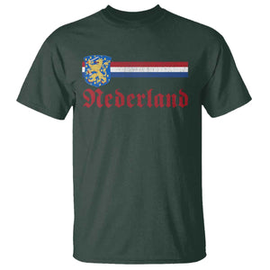 Nederland Holland Emblem Lion Vintage Dutch Flag T Shirt