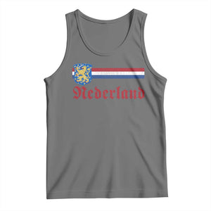 Nederland Holland Emblem Lion Vintage Dutch Flag Tank Top