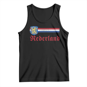 Nederland Holland Emblem Lion Vintage Dutch Flag Tank Top