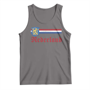 Nederland Holland Emblem Lion Vintage Dutch Flag Tank Top