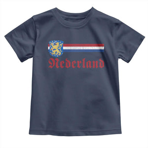 Nederland Holland Emblem Lion Vintage Dutch Flag Toddler T Shirt