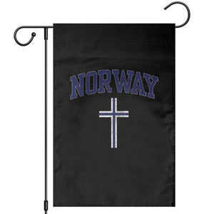 Norway Vintage Soccer Design The Nordic Cross Flag Garden Flag TS11 Black Print Your Wear