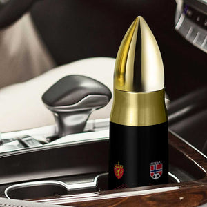 Norway Football Crest Jersey Style Bullet Tumbler Number 9 Viking Athletic for Soccer Fan