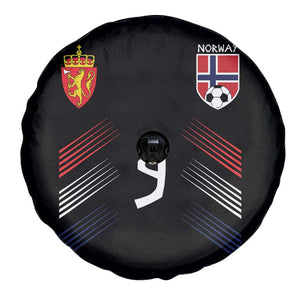 Norway Football Crest Jersey Style Spare Tire Cover Number 9 Viking Athletic for Soccer Fan