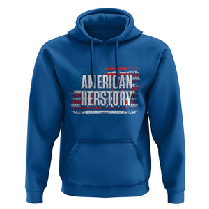 Kamala Harris Hoodie American Herstory History USA Flag Election 2024 TS11 Royal Blue Print Your Wear